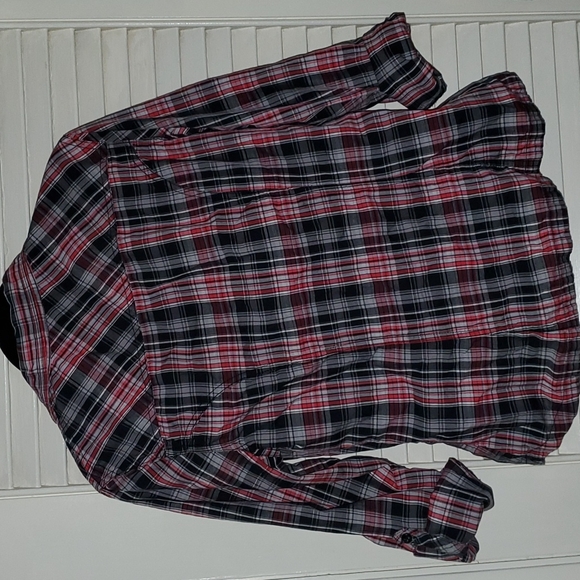 EUC H&M Plaid Button Up Shirt, New w/o Tags - Picture 2 of 7